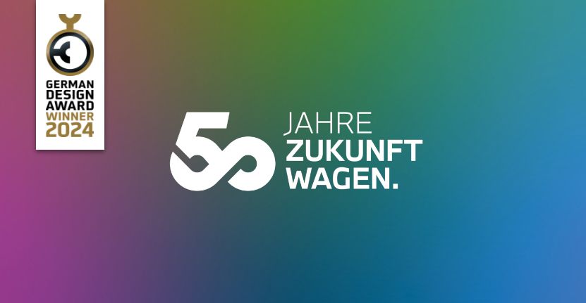 50 Jahre Zukunft Wagen – Logo